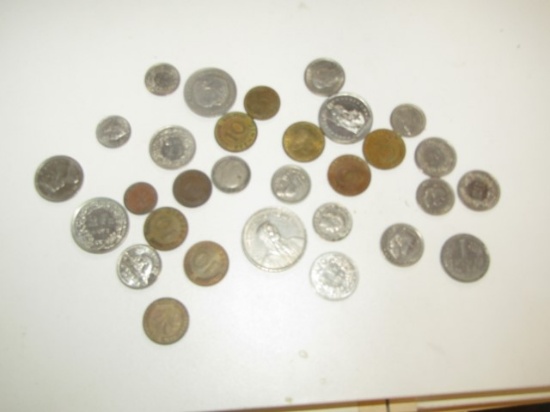 Nice Starter Lot Of Foreign Coins