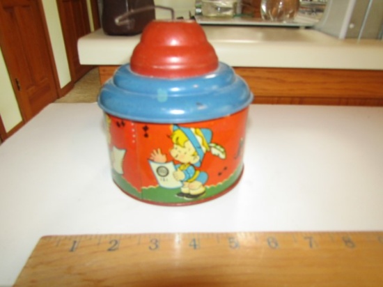 Vtg 1940s Ohio Art Crank Musical Toy Model 121