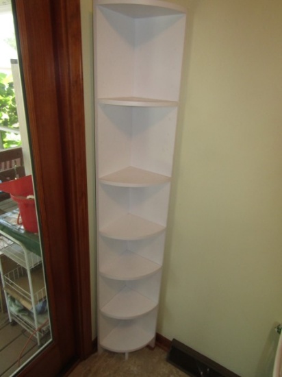 Solid Wood 6 Shelf Corner Curio (LOCAL PICK UP ONLY)