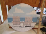 Nice Beach Scene Print On Canvas