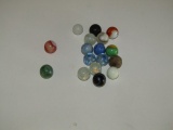 17 Vtg Marbles