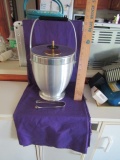 Very Nice Kromex Ice Bucket W/ Tongs