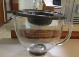 12 Cup Kitchenaid Mixing Bowl W/ Handle, Spout And Lid
