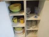 Citrus Grove Plates, Cups, Bowls, Etc And All The Glasses (LOCAL PICK UP ONLY)