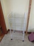Metal Rack On Wheels (LOCAL PICK UP ONLY)