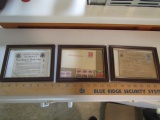Framed World War I I War Rations Stamps And Books