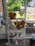 5 Shelf Metal Stand W/ Contents (LOCAL PICK UP ONLY)