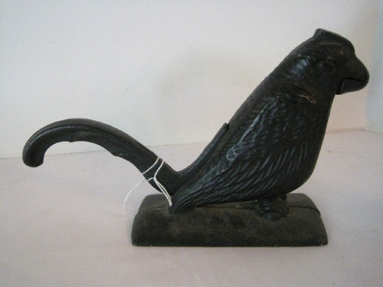 Cast Iron Figural Bird Nut Cracker