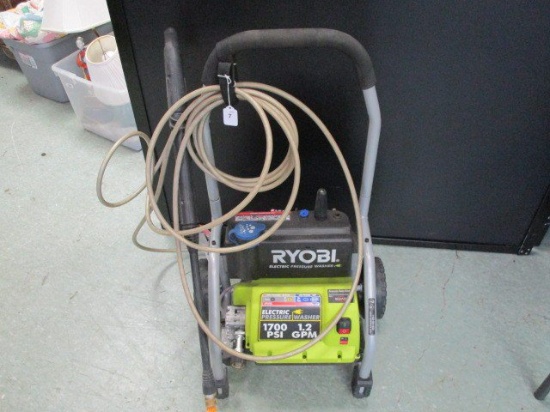 Ryobi Electric Pressure Washer 1700psi, 1.2 GPM