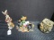 Lot - 3 Ceramic Figurines, 1 Boyd's Bear & Friends Folkstone Collection Edition