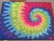 Tie Dye Fabric Rug