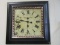 Madison Clock Co. Wall Clock in Black Frame