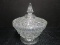 Hobnail Crystal Glass Candy Dish