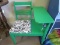 Green Child's Upholstered Foyer Bench