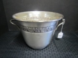 Pottery Barn Metal Bucket w/ Berry Motif