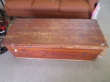 Large Wood Coffee Table/Storage Trunk by Lane Altavista V.A.