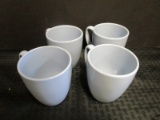 4 Corelle Stoneware Blue Cups