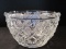 Tiffany & Co. Crystal Bamboo Patter Round Bowl