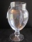 Hand Blown Glass Footed Vase