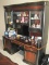 Hooker Furniture Preston Ridge Collection Cherry/Mahogany Finish Desk w/Lighted Hutch