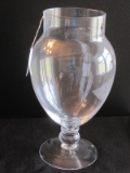 Hand Blown Glass Footed Vase