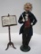 Byers Choice Ltd. The Carolers Conductor w/ Music Stand © 2004