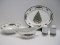 Johnson Brothers Fine China Victorian Christmas Pattern Serving Pieces