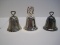 Lot - Raimond 1978, Department 56 & 1977 Silverplate Christmas Hand Bells