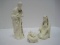 Formalities Porcelain 3 Piece Nativity w/ Gilt Accent