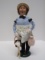 Byers Choice Ltd. The Carolers Butcher w/ Basket © 1995