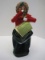 Byers Choice Ltd. The Carolers Woman w/ Bell & Gift © 1990