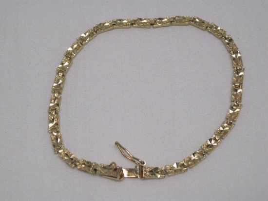 19k Gold 7" Bracelet