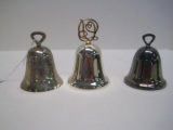 Lot - Raimond 1978, Department 56 & 1977 Silverplate Christmas Hand Bells