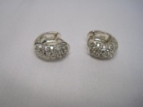 Pair - 925 Cubic Zirconia Pierced Earrings