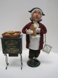 Byers Choice Ltd. The Carolers The Cries of London Man Selling Gingerbread w/ Cart © 1996