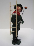 Byers Choice Ltd. The Carolers Lamp Lighter Man w/ Ladder & Torch © 12993