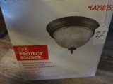 Project Source Ceiling Fixture Oil Rubbed Bronze in Box