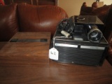 Bell Howell Slide Cabe Slide Projector w/ Wood Box Top