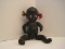 Vintage Black Americana Bisque Porcelain Jointed Baby Doll Made in Japan