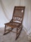 Walnut Victorian Era Cane Back/Seat Parlor Rocker