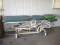 Vintage Akron Therapy Products LTD Metal Frame Medical 3 Section Couch