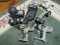 Lot - Porter Cable Model 876/874 Cordless Drills/Drivers, Flash Light, 4 Batteries w/ 2 Chargers