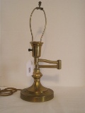 Swing Arm Desk Accent Lamp Brass Finish