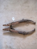 Vintage Wooden & Metal Horse Harness Hames