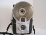 Kodak Brownie Starflash Camera Film Size 127, Dakon Len Rotary Shutter Made 1957-1965