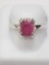 Sterling Silver Ruby Ring