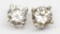 14kt White Gold Diamond Earrings