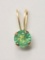 10kt Yellow Emerald Pendant