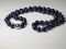 Sterling Silver Lapis Lazuli Bead Necklace