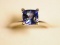 10kt White Gold Natural Tanzenite Violet Gemstones 1.95ct Ring